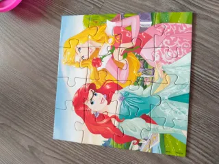 4 Puzzles Princesas Disney +4 años