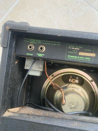 Amplificador Aria RG-200E con EQ Gráfico