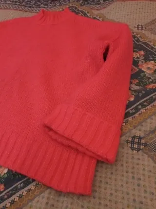 Jersey rosa ancho y largo