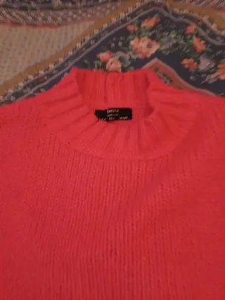 Jersey rosa ancho y largo