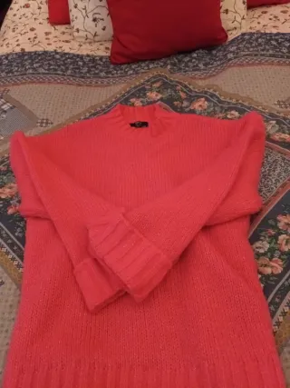 Jersey rosa ancho y largo