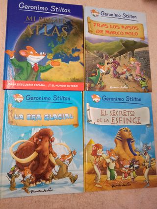 LOTE (VII) DE 4 LIBROS DE GERONIMO STILTON