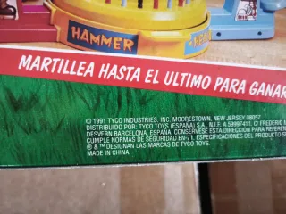 Juego de Mesa Martillazos Tyco 1991
