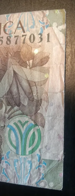 Billete 5000 Pesos Colombianos 1997