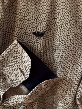 Camisa Emporio Armani Estampada Talla L