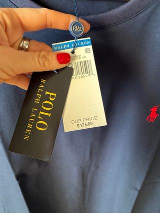 Camiseta Polo Ralph Lauren Azul Marino Talla L