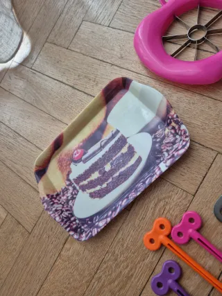 Set Utensili Cucina Rosa Viola