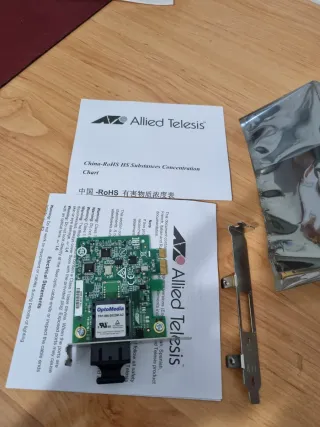 Tarjeta de Red Allied Telesis OptoMedia TR1-M4-202