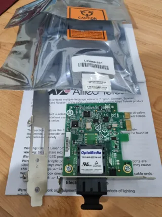 Tarjeta de Red Allied Telesis OptoMedia TR1-M4-202