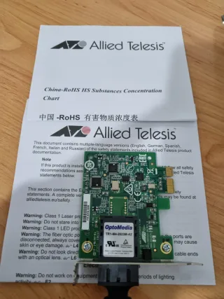 Tarjeta de Red Allied Telesis OptoMedia TR1-M4-202