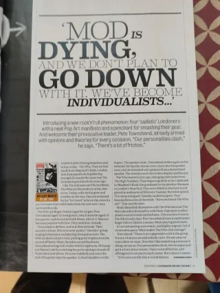 The Who. Revista. The ultimate music guide. 2011.