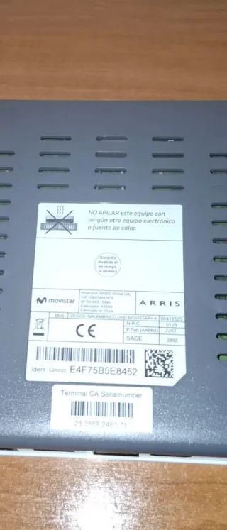 Descodificador UHD Wifi Movistar