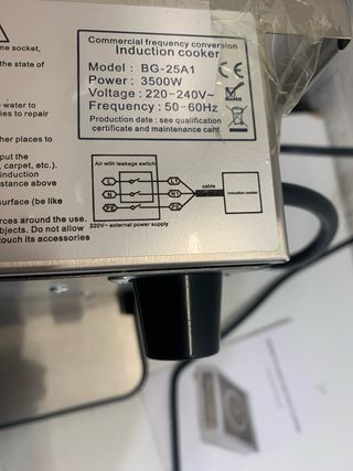 Placa Inducción Industrial