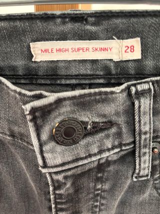 Jeans Levi's skinny grigio scuro