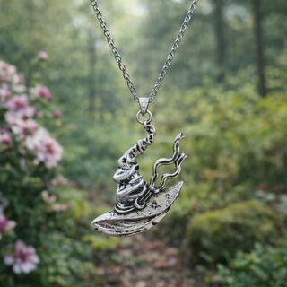 Colgante Sombrero de Bruja Acero