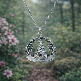 Colgante Sombrero de Bruja Acero