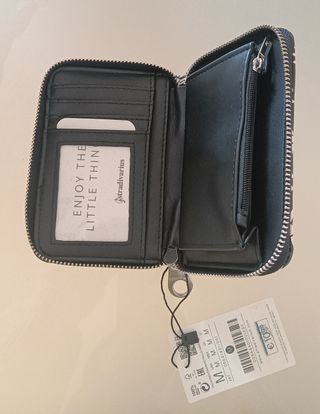 Bolso Negro Parfois+Cartera/Monedero Stradivarius