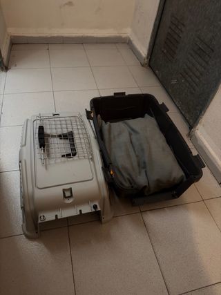 Transportín Perro Beige y Marrón