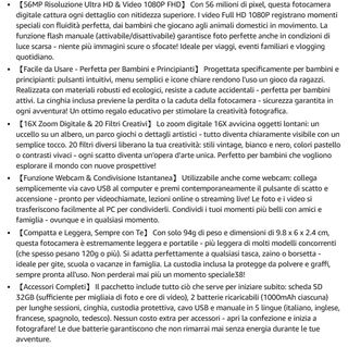 Macchina Digitale HERBYD 56MP Nera