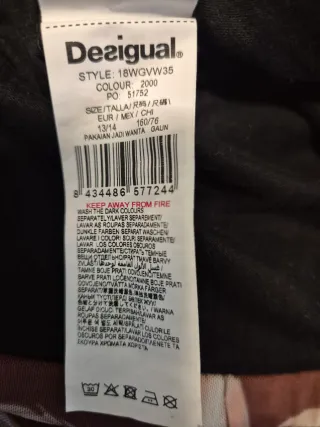 Abito ragazza 14 anni Desigual fantasia cavalli