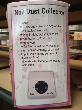 Colector de polvo para uñas