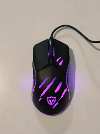 Ratón Gaming G-Lab iluminación RGB