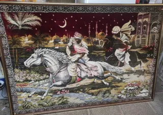 Tapiz Alfombra Árabe Multicolor