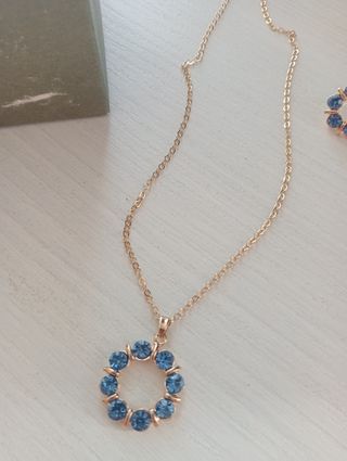 Parure collana e orecchini bigiotteria