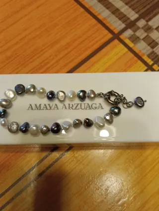 Juego Perlas Amaya Arzuaga Collar Pulsera Pendient