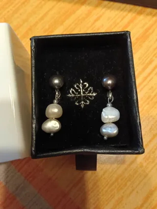 Juego Perlas Amaya Arzuaga Collar Pulsera Pendient