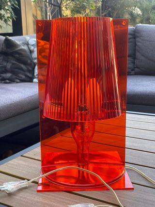 Lampada da tavolo Kartell Arancione Trasparente