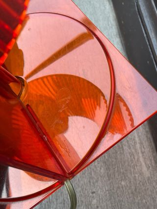 Lampada da tavolo Kartell Arancione Trasparente