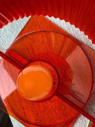 Lampada da tavolo Kartell Arancione Trasparente