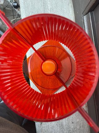 Lampada da tavolo Kartell Arancione Trasparente