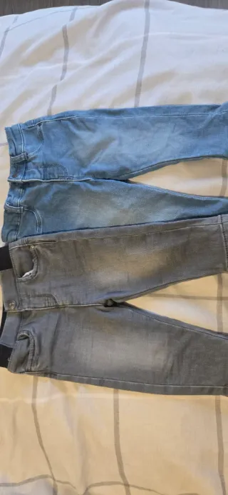 Pantalones pitillo elásticos bebé 9 meses