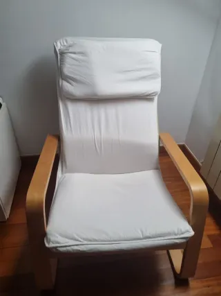 Sillón Poäng Ikea Madera Blanco