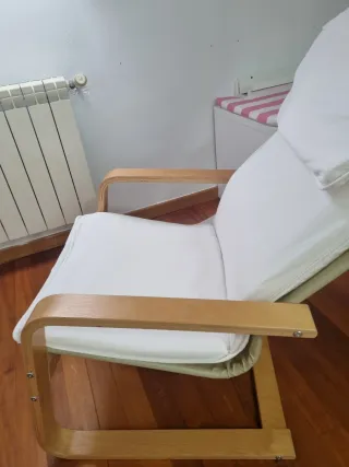 Sillón Poäng Ikea Madera Blanco