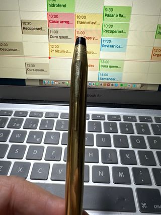 Bolígrafo Cross dorado