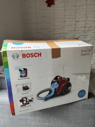 Aspirador Bosch Serie 2 Rojo Sin Bolsa