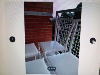 Mesa cocina extensible + 4 sillas hierro