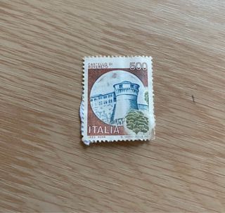 Francobollo Castello di Rovereto 500 Italia