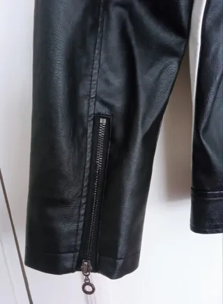 Preciosa Chaqueta biker, estilo motero, 2XL nueva