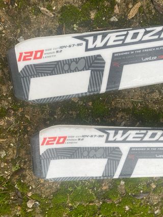 Esquís y bastones Decathlon T120 niño