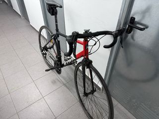 Bicicleta Carretera Btwin Triban 520 Roja