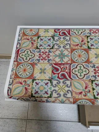 Asiento zapatero con cajones y cojín