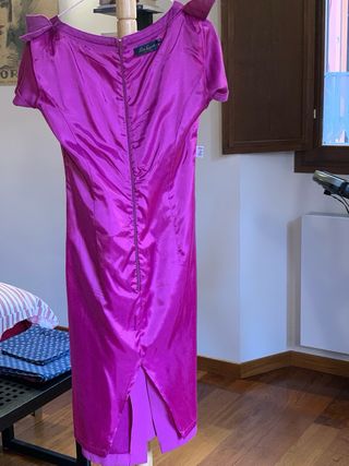 Tubino color fucsia/lilla Luisa Spagnoli