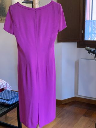 Tubino color fucsia/lilla Luisa Spagnoli