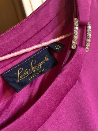 Tubino color fucsia/lilla Luisa Spagnoli