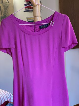 Tubino color fucsia/lilla Luisa Spagnoli