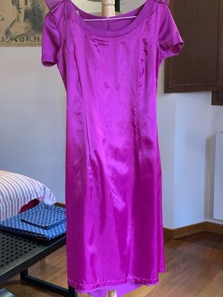 Tubino color fucsia/lilla Luisa Spagnoli